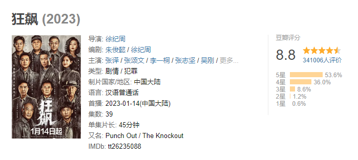 张颂文老师一剧定乾坤。