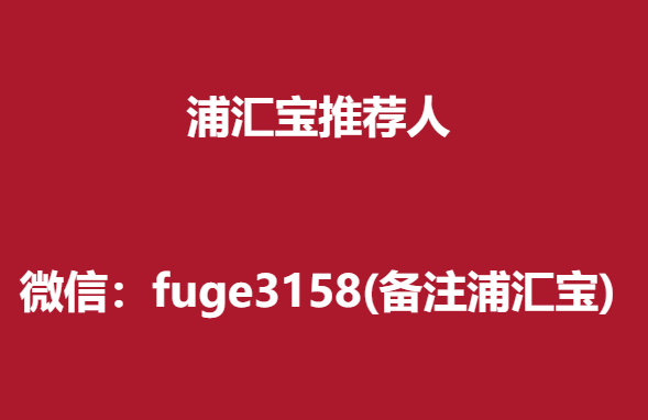 浦汇宝推荐人手机号码填什么？