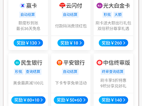 「玩卡世界」靠谱的信用卡返佣平台。