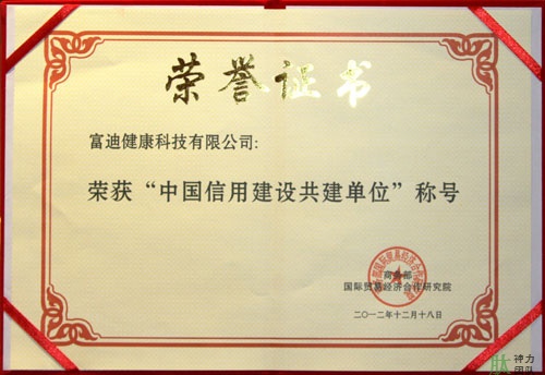 富迪pg电子平台的荣誉证书一览