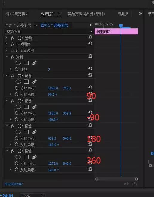 pr视频镜头缩放,旋转,模糊特效 超级转场